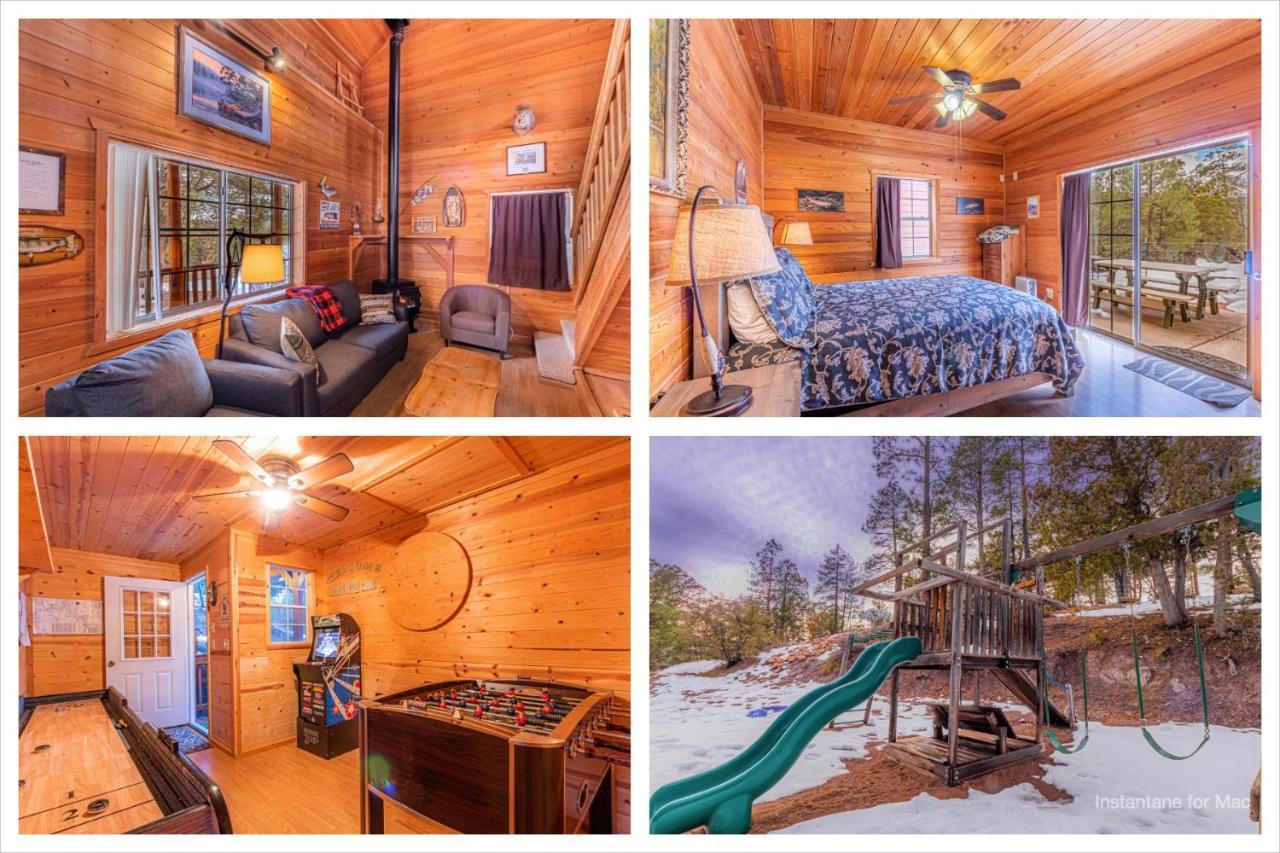 Cabin #4 The Wolves Den - Pet Friendly- Sleeps 6 - Playground & Game Room ペイソン エクステリア 写真